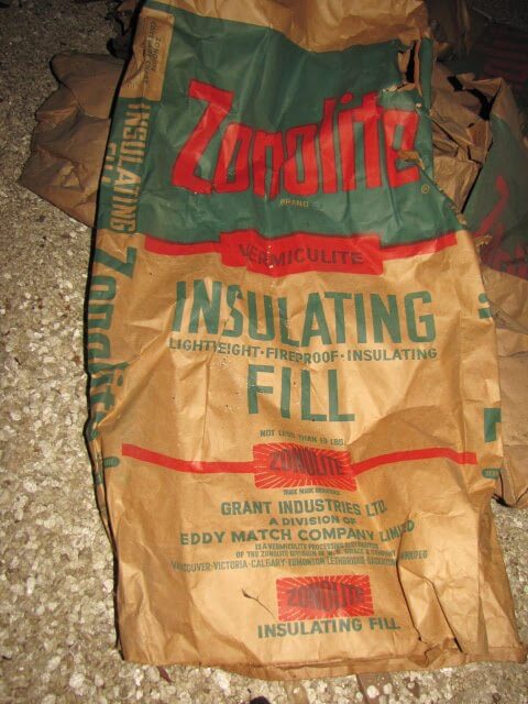 What should you do if your attic contains Zonolite vermiculite?
