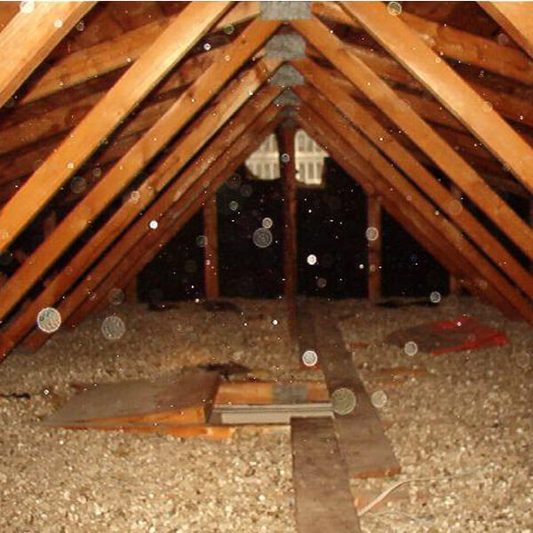 Vermiculite in attic insulation