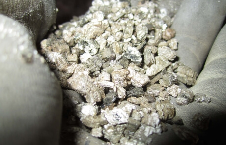 Échantillon isolation vermiculite