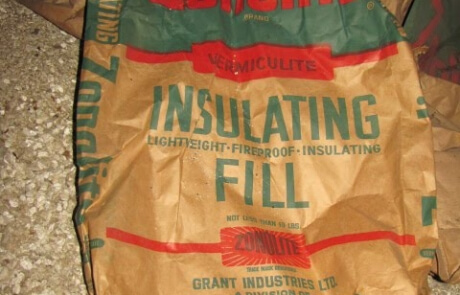 Décontamination de vermiculite (Zonolite), Montréal & Laval