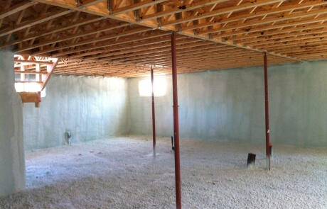 Isolation sous-sol uréthane Montréal - RénoVert