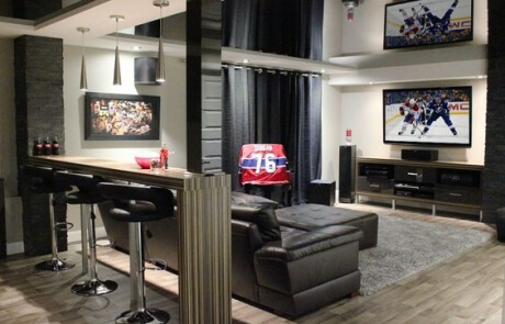 Rénovation générale du sous-sol - Entrepreneur Montréal - 01