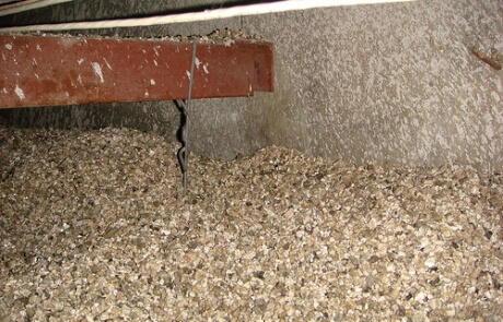 Vermiculite dans le vide sanitaire, Montréal & Laval