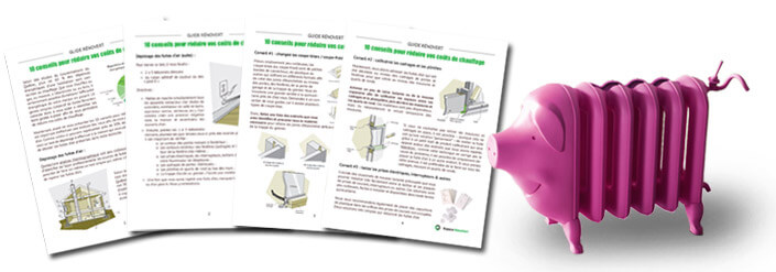 Guide RénoVert - conseils pour réduire frais de chauffage - Isolation RénoVert