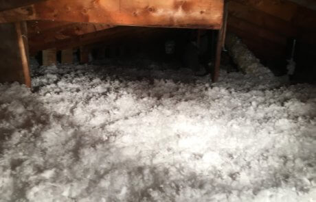 Isolation de toit à la laine soufflée, Terrebonne