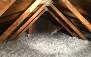 Isoation de grenier a la laine soufflée