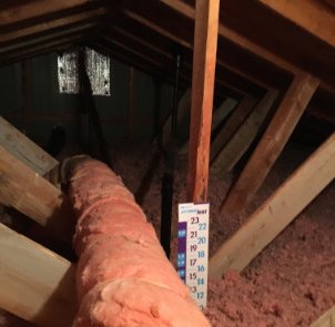 Isolation de toit, ajout nécessaire de laine de fibre de verre