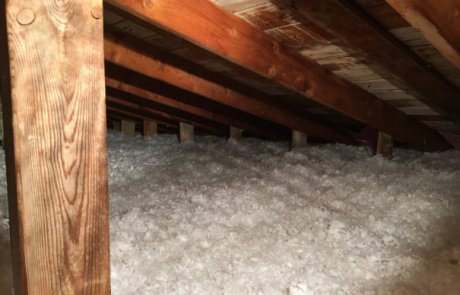 Isolation d'entretoit à la laine soufflée, Terrebonne