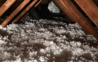 Isolation de toit à la laine de fibre de verre, Boucherville