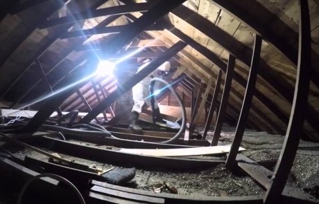 Décontamination de vermiculite à Joliette, entretoit