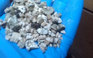 Prise d'échantillon vermiculite, St-Hyacinthe