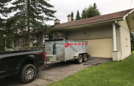 Isolation entretoit à la laine soufflée