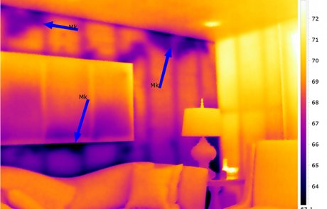 Infrared thermographic inspection in Montreal