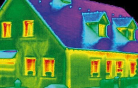 Thermographic imaging house inspection in Montreal