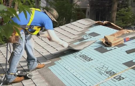 Roof repair for shingles roofing, Brossard