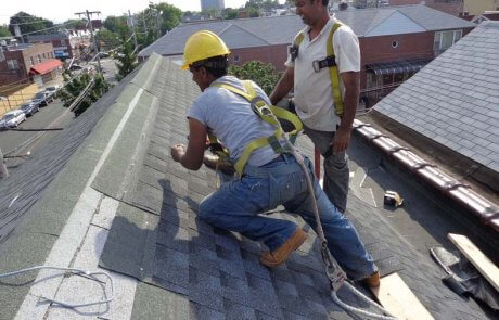 Rénovation de toiture en bardeaux d'asphalte, Drummondville