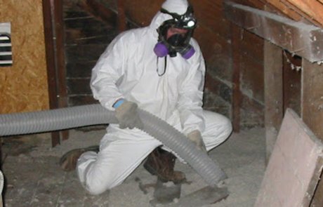 Décontamination de vermiculite, toit